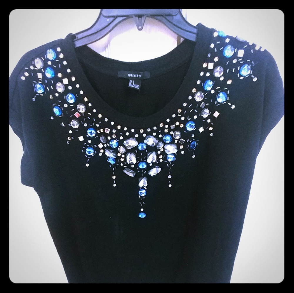 Forever 21 black sweater (short sleeve)